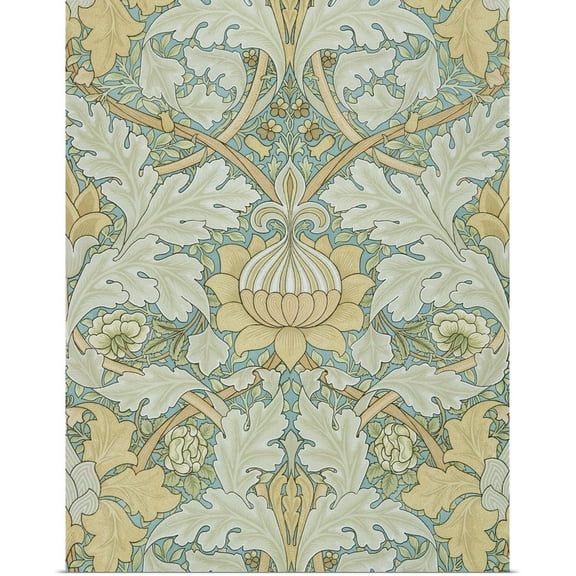 Great BIG Canvas | Rolled William Morris Poster Print entitled St James's wallpaper, design for St. James's Palace, 1881