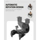 thumbnail image 2 of Soporte de pared para guitarra Donner Locking, paquete de 1 unidad para guitarra y bajo, color negro, 2 of 7