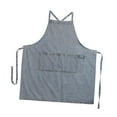 thumbnail image 2 of Multifuntional Apron Work Apron Adjustable Strap for Men Women Chef Apron Kitchen Apron for Hairdressing Pottery Restaurant BBQ Gardening Light Blue, 2 of 8