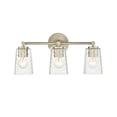 thumbnail image 2 of Millennium Lighting  Ashli 2/4 Light Vanity Light with Clear Honeycomb Glass Shades 3 Light - Modern Gold, 2 of 5