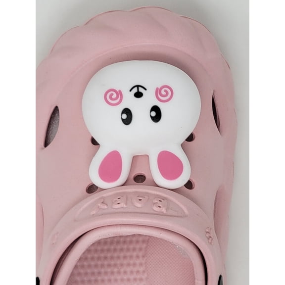 Cute Soft Pink Bunny Clogs Size 10