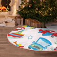 thumbnail image 5 of KLL Christmas Tree Skirt,Party Decorations Farmhouse for Christmas Decorations Holiday Party 36" -Cute Transport, 5 of 6