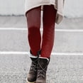 thumbnail image 2 of Women Print High Waist Casual Ankle Slim-Leg Leggings, 2 of 5