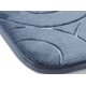 thumbnail image 4 of Granjero Gordo Juego de 2 piezas de alfombra de baño de fibra ultrafina, súper suave y antideslizante, que absorbe el agua, color negro, 4 of 5
