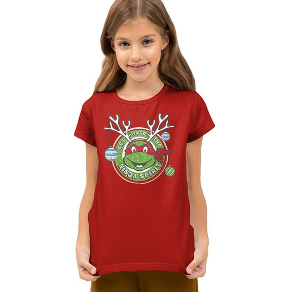 Teenage Mutant Ninja Turtles Christmas Into The Ninja Spirit Kids T Shirtfor Youth Toddler Boys and Girls