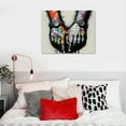 thumbnail image 5 of Orinice  Colorful Graffiti Canvas Wall Art Paingtings and  LOVE Hand and Lips Art Print Abstract Office Bathroom Restroom Wall Decor Framed Ready to Hang 16x12in, 5 of 6