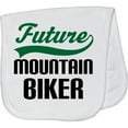 thumbnail image 2 of Inktastic Future Mountain Biker Baby Burp Cloth, 2 of 3