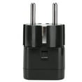 thumbnail image 1 of Adaptador de Salida Eléctrica, Enchufe de la Ue Compacto Ligero EU 100-250V 10A Para Bancos de Energía para Tabletas Shavers para Teléfonos Inteligentes., 1 of 7