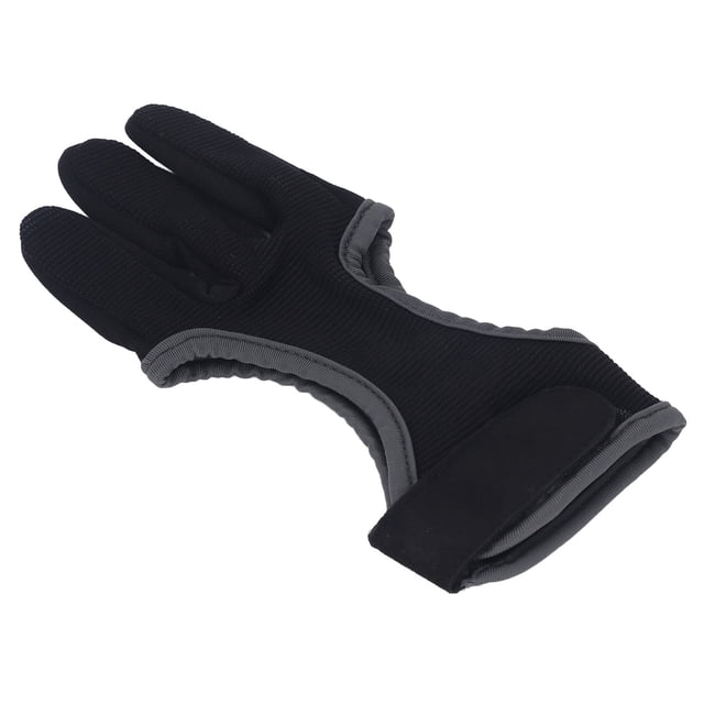 Guantes de tiro con arco, guantes de tiro con 3 dedos, guantes de tiro con arco, protector de dedos probado y confiable