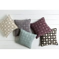 thumbnail image 2 of Surya Diamond and Cross Velvet Decorative Throw Pillow, 2 of 8