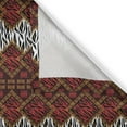 thumbnail image 4 of Ambesonne African Valance Pack of 2, Wildlife Animal Skin, 54"X12", Brown and Red, 4 of 5