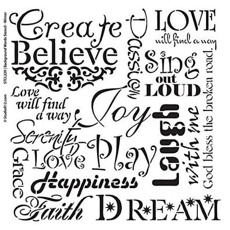 Faith Inspiration Stencil By Studior12 Background Word Art