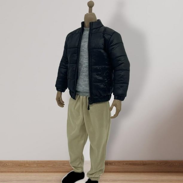 Ropa de masculinos,Figura de muñeca 1/6 ropa pantalones 6 pulgadas,Ropa de mujer Juegos de imaginación,1:6 hombre muñecas hombre corsé abrigo largo Baoblaze Ropa de soldados masculinos