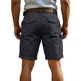 thumbnail image 5 of Dresfit Mens Cargo Shorts Baggy Big and Tall Hiking Shorts 2026 Summer Plus Size Knee Length Short Pants Elastic Waist Loose Fit Work Shorts (no belt) 3XL, 5 of 5