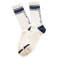 thumbnail image 1 of 1 Pair Crew Socks Fashionable Stripe Pattern Cotton Socks Unisex Socks, 1 of 3