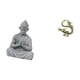 thumbnail image 5 of Estatua de mono de latón, figura china, escultura de Buda, adorno budista de arenisca, miniatura artística, adecuada para regalar, decoración del, 5 of 8