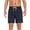 Navy, variant on Fnooota Mens Board Shorts, Summer Elastic Waist Holiday Quick-drying Beach Shorts with Drawstring Navy Size S-3XL