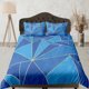 thumbnail image 1 of Juego de Cama Geométrico Azul Funda Nórdica de Lujo, Estética Ropa de Cama con Cremallera,, 1 of 4