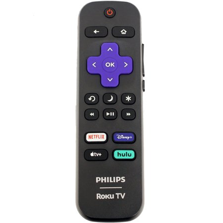 Genuine Philips 3226001023 RC-ALIR 4K UHD Smart TV Remote w/Netflix  Hulu Shortcut (USED)