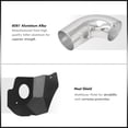 thumbnail image 2 of AJP Distributors Cold Air Short Ram Intake CAI SRI Induction System Polish Aluminum Piping Kit + Heat Shield Filter Compatible/Replacement For Cadillac CTS-V 6.2L V8 2009 2010 2011 2012 2013 2014 2015, 2 of 6