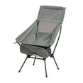 thumbnail image 4 of Silla de camping plegable, silla telescópica, suministros ligeros, compactos y portátiles. Gris, 4 of 9