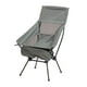 thumbnail image 4 of Silla plegable para acampar, taburete telescópico, silla de playa, columpio, silla portátil con forma de para mochilero, pesca, Picnic y ciclismo Gris, 4 of 8
