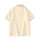 thumbnail image 3 of pstuiky camisetas camisas para hombre, Camiseta holgada con cuello de listones para hombre Blusa holgada con cuello en V ropa de hombre m, 3 of 3