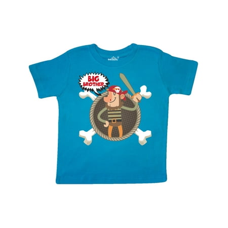 

Inktastic Big Brother Pirate Gift Toddler Boy Girl T-Shirt