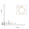 thumbnail image 3 of ANGARA Natural Bezel Heart Aquamarine Promise Ring with Diamond Accents in 14K Rose Gold for Women (Size-5mm) | March Birthstone, Anniversary, Jewelry Gift for Women | Natural Aquamarine Ring, 3 of 7