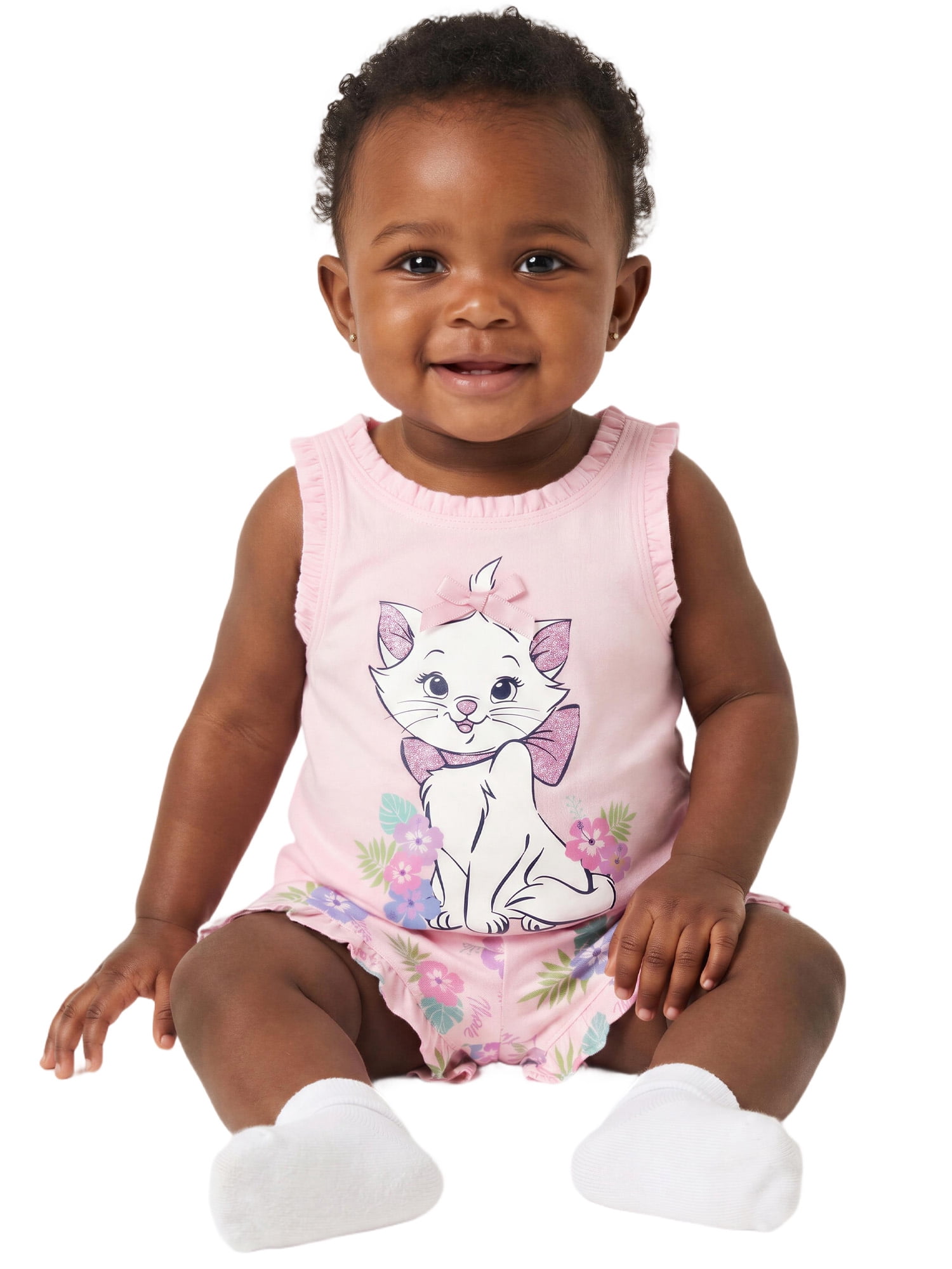 Marie The Aristocat Baby Girl Short Set, Sizes 0-9 Months