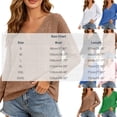 thumbnail image 4 of Smsaxvxz Sweaters for Women Lightweight Loose V-neck Long Sleeve Hollow Out Knit Pullover Tops Fall Fashion Blouse Blue L, 4 of 9