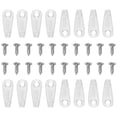 thumbnail image 1 of Uxcell 50Pcs Sujetadores de Botones Giratorios para Marcos de Fotos 50Pcs Juego de Tornillos para Colgar Imágenes, Transparente, 1 of 6