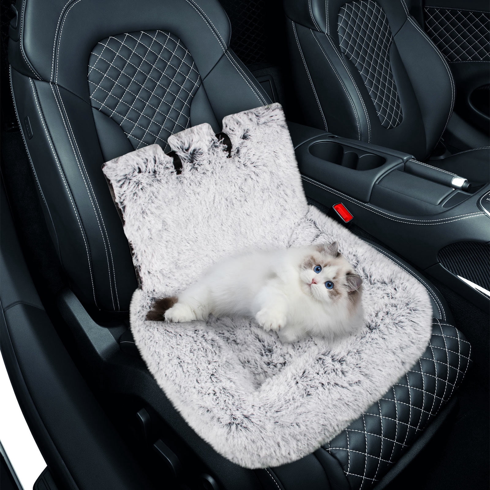 Car Seat Dog Puffy Car Seat Large Small Dog Comfortable and To Clean Pet Bed Travel Thick Mat