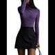 thumbnail image 1 of Camiseta de Larga para Mujer, Ropa Interior Térmica Básica de Moda para Otoño e Invierno. S, 1 of 9