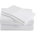 thumbnail image 1 of 600 Thread Count 4 Piece Sheet Set 15 Inch Deep Pocket 100% Egyptian Cotton Color White Solid Size Twin, 1 of 1
