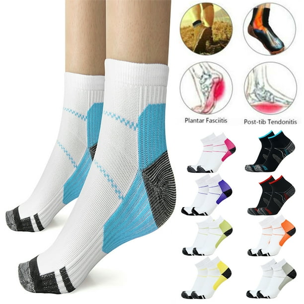 Unisex 1520 mmHg Compression Socks Plantar Fasciitis Foot Pain Relief