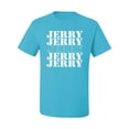 thumbnail image 2 of Wild Bobby Jerry Springer 90's TV Talk Show Host Jerry Jerry Chant Famous People Men's Tee, Light Turquoise, XX-Large, 2 of 6