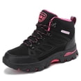 thumbnail image 4 of Womens Shoes,High Top Outdoor Sneakers For Hiking Rock Climbing And Athletic Training With Enhanced Durability And Superior Traction Grip,Shoes for Women,Black,5.5, 4 of 9