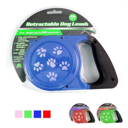 26 Ft Auto Retractable Dog Leash Stop Lock Small Medium Big Dogs Pet Leads