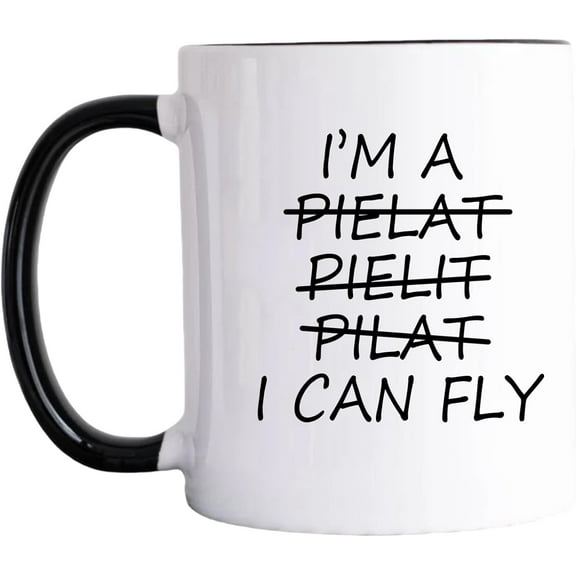 Pilot Aviation Gifts for Men Women Coffee Mugs - I Am a Pilot, I Can Fly Mugs with Black Handle 11oz, Aircraft Pilot Gifts for Kids Boys Airplane Lover