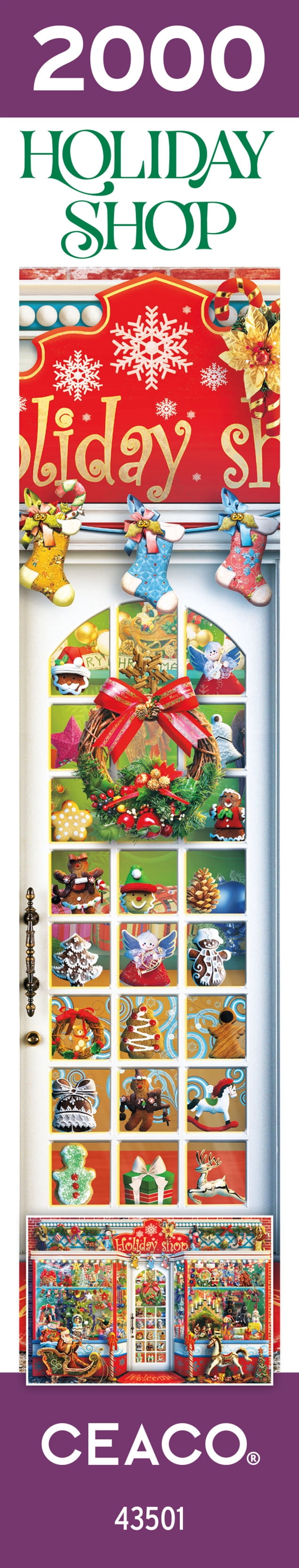 Ceaco - Holiday - Holiday Shop - 2000 Piece Interlocking Jigsaw Puzzle