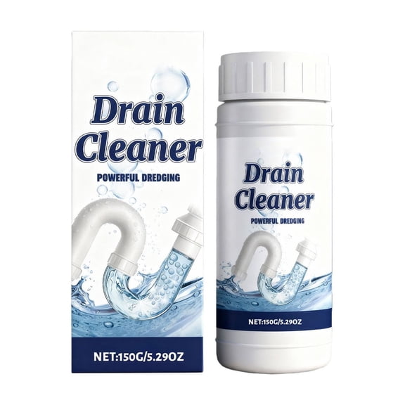 PuSpu Value Pack Drain Cleaner, Clog Remover for Sink Bathtub Toilet, Pipe-Safe Formula, Deodorizing Fresh Scent, Multi-Functional for Kitchen Bathroom Balcony Drainage Systems