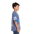 thumbnail image 3 of Sonic the Hedgehog Boys Mineral Washed Graphic Football Tee with Short Sleeves, Sizes 4-18, 3 of 8