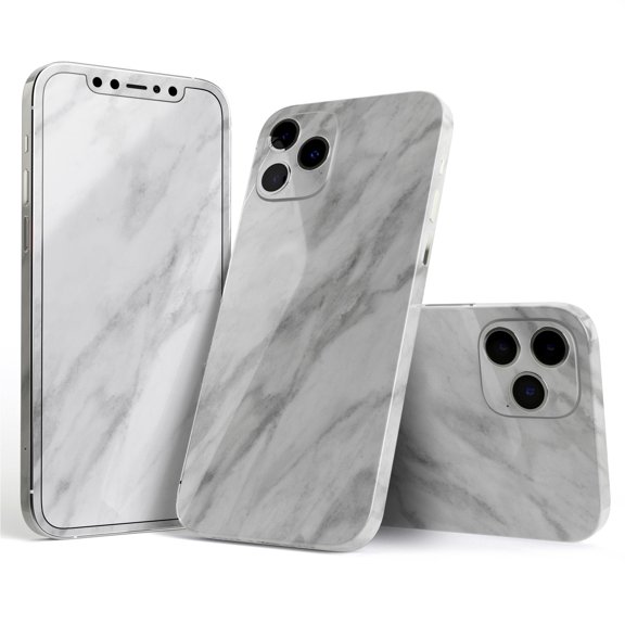 DesignSkinz White Marble Surface Full-Body Skin Decal Wrap Cover for iPhone 16