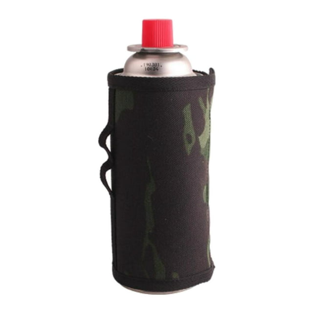 Housse de Cartouche de Gaz Longue Protectrice pour Réservoir de Carburant de Camping Sac de Rangement Profond