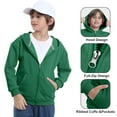 thumbnail image 5 of BIG ELEPHANT Boys' Zip-Up Hoodie with Pockets, Fleece-Lined Soft Cotton Jacket, 6-15Y, 5 of 10