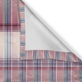 thumbnail image 4 of Buffalo Plaid Window Valance Pack of 2, Modern Timbermen Pattern with Integrating Lines Rectangles Tartan, Rod Pocket Curtain Valances Kitchen Bedroom, 54" X 18",Rose Lilac and Sage Green, 4 of 4