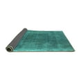 thumbnail image 2 of Ahgly Company Indoor Rectangle Oriental Turquoise Blue Industrial Area Rugs, 4' x 6', 2 of 4