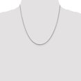 thumbnail image 5 of 925 Sterling Silver Diamond Cut 1.5mm Solid Rope Chain w/ Spring Ring Clasp - 20", 5 of 5