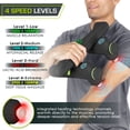 thumbnail image 5 of ProsourceFit Dual Pro Percussion Massage Gun for Deep Tissue Relief, Back, Neck and Muscles, Black, 5 of 6